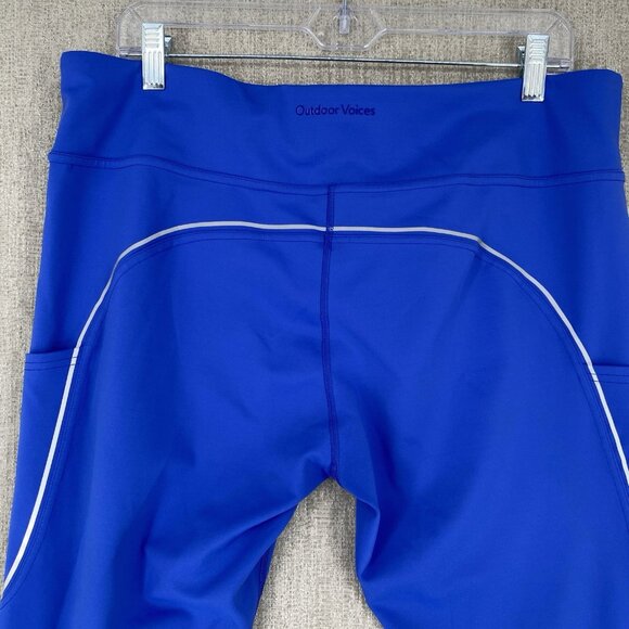 Outdoor Voices Frostknit Leggings XXL Workout‎ Reflective 7/8 Performance Tech - Picture 7 of 14